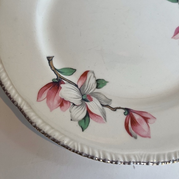 Homer Laughlin Dogwood Liberty Dessert/Bread & Butter Plates Set of 4 - Picture 7 of 15